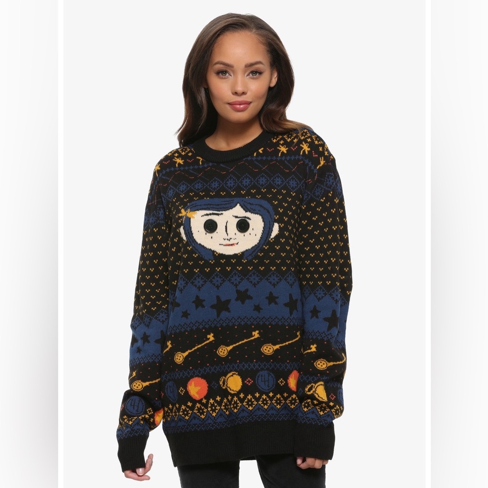 Coraline “Ugly Christmas Sweater” (NWOT)